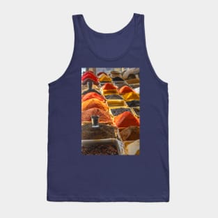 Uzbekistan. Tashkent. Chorsu Bazaar. Spices and Sweets. Tank Top